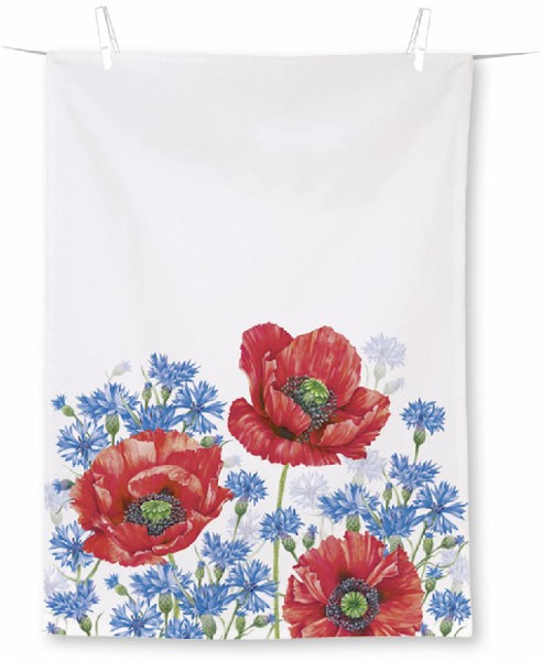 Geschirrtuch POPPY AND CORNFLOWERS
