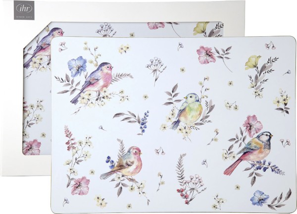 Tischset SOFTLY FADED BIRDS 2er Set