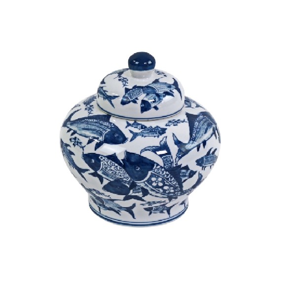 Deckelvase DEEP SEA