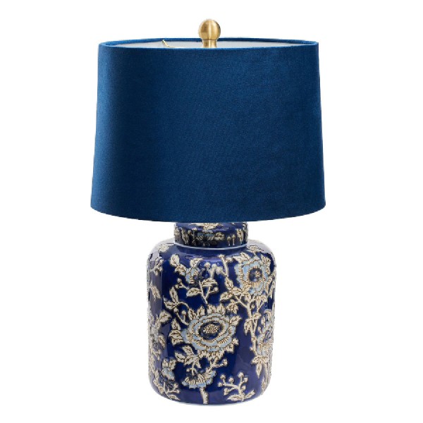 Tischlampe BLUE FLOWER