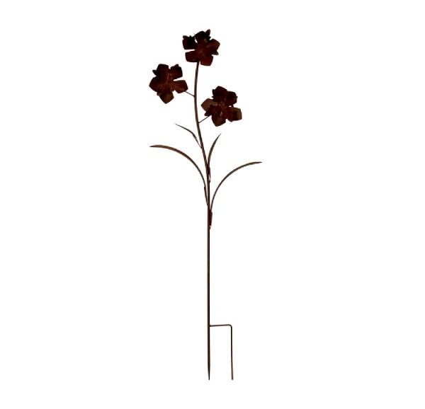 Deko- / Gartenstecker Blumen H 106 cm