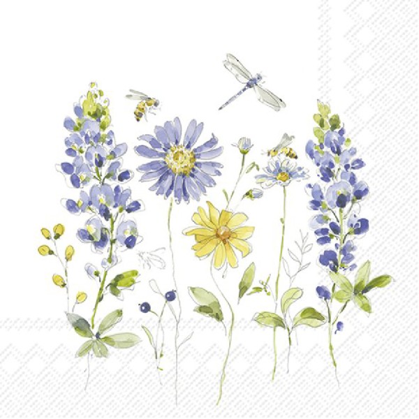 Servietten LOVELY BLUES