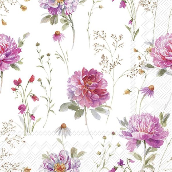 Servietten PARTOUT DES FLEURS