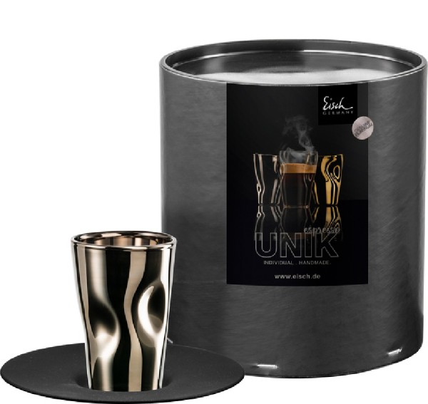 Espressoglas UNIK mit Untertasse