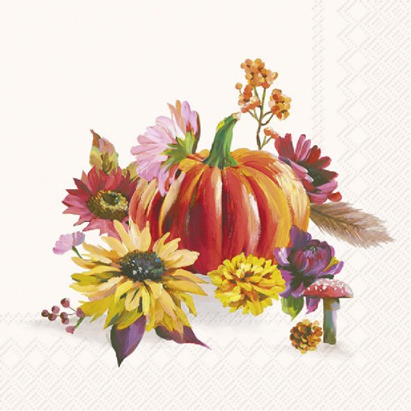Cocktail-Servietten SOFT PUMPKIN