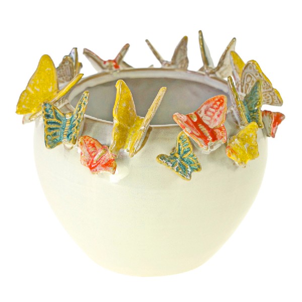 Übertopf mit SCHMETTERLINGEN