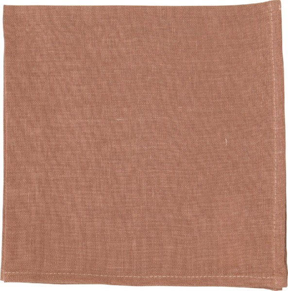 Serviette-Leinen UNI PINK CLAY
