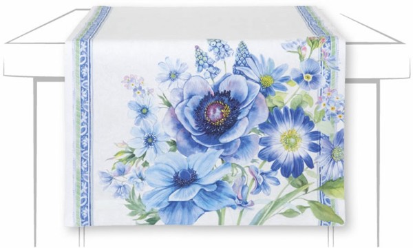 Tischläufer SPRINGTIME BLUES