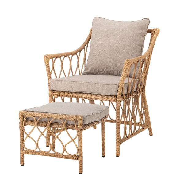 Loungesessel mit Hocker BELLUCE