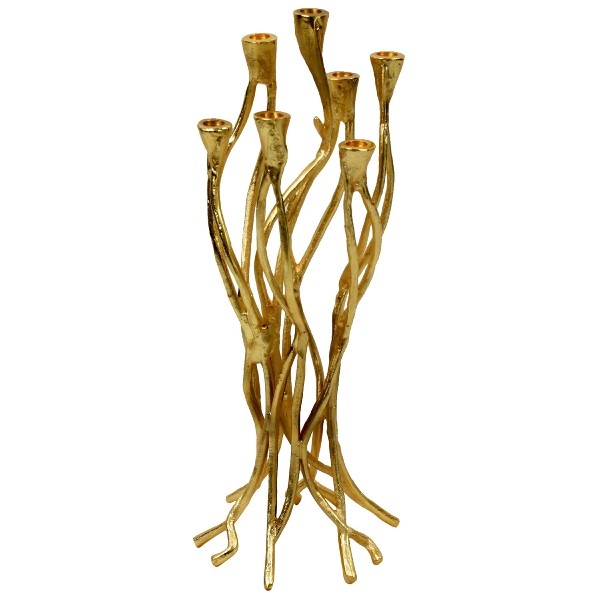 Kerzenleuchter ROOTS H 64 cm gold