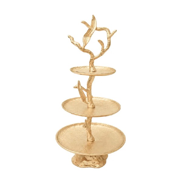 Etagere 3-stöckig BAUM
