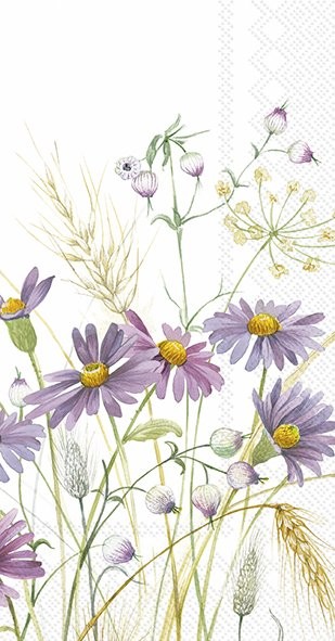 Buffet-Servietten LILAC ASTER