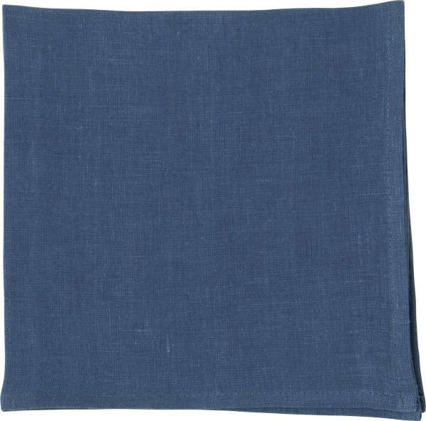 Serviette-Leinen UNI MARINE BLUE