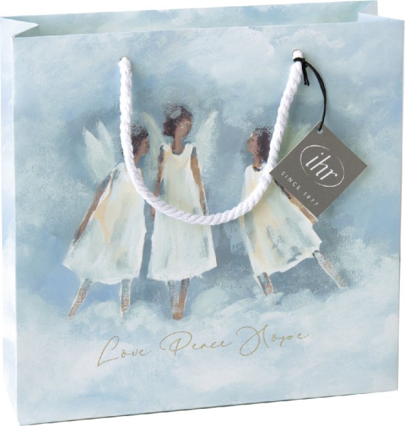 Geschenktasche LOVE PEACE HOPE