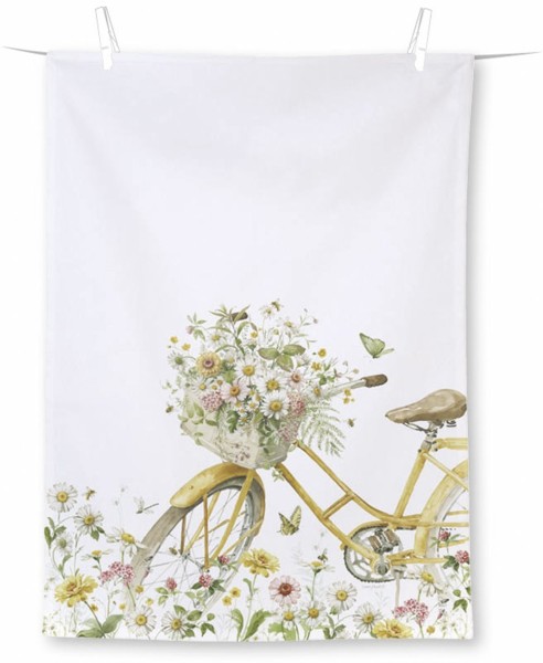 Geschirrtuch FLOWER BIKE