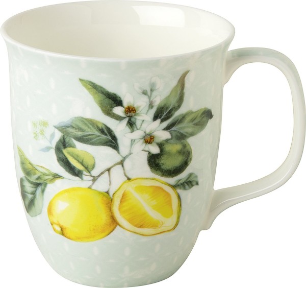 Becher mit Henkel LEMON WREATH MINT