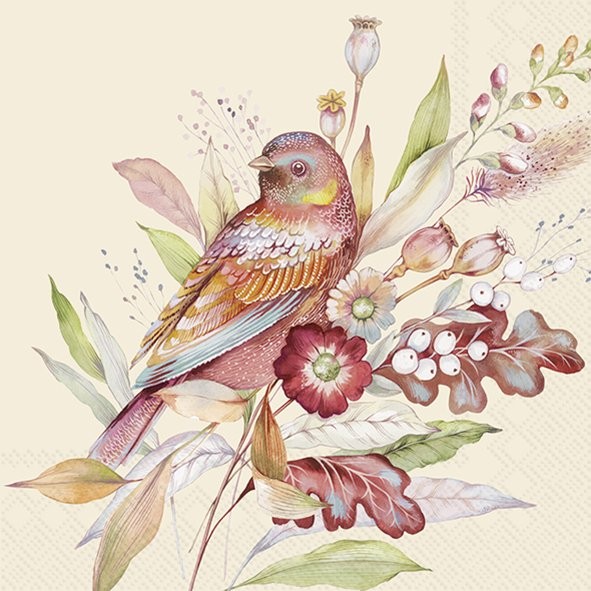 Servietten AUTUMN MEADOW BIRD