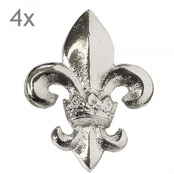 Kerzenpin LILIE 4er Set H 6,5 cm