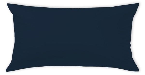 Kissenhülle UNI-MAKO-SATIN marine