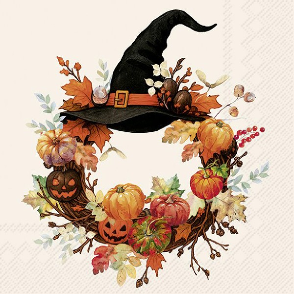 Servietten WITCH WREATH