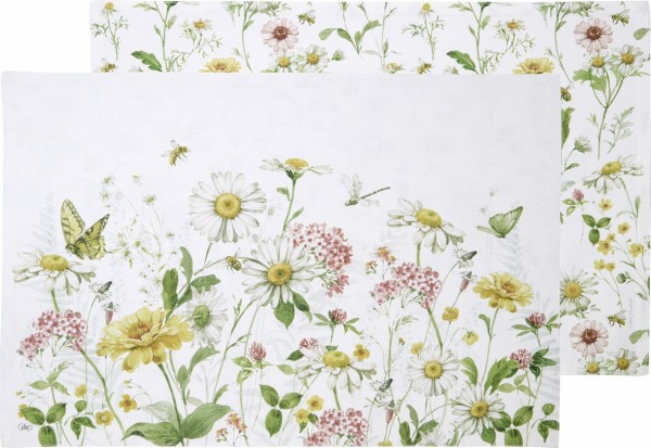 Tischset WILDFLOWERS AND BUTTERFLY