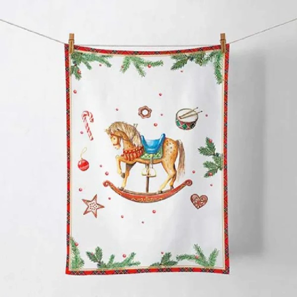 Geschirrtuch CLASSIC ROCKING HORSE