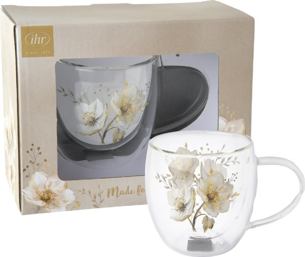 Doppelwandiges Glas GOLDEN GRACE
