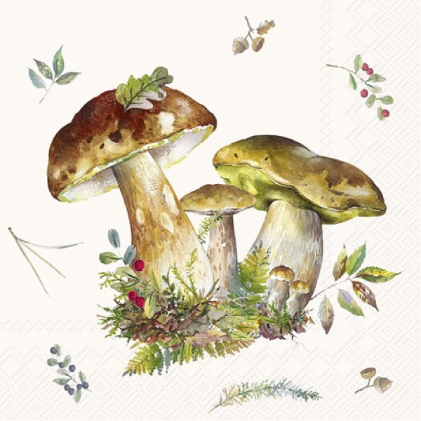 Cocktail-Servietten MUSHROOM